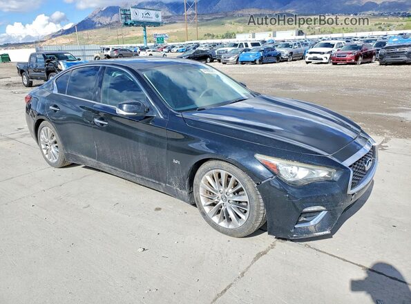 JN1EV7AR4JM442144 2018 INFINITI Q50 Black Առջևի աջ
