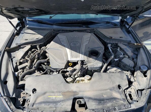 JN1EV7AR4JM442144 2018 INFINITI Q50 Black Սալոնի հետևի տեսք
