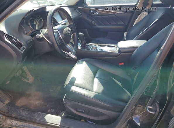 JN1EV7AR4JM442144 2018 INFINITI Q50 Black Սալոնի դիմացի տեսք