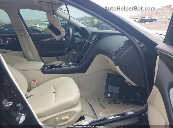 JN1EV7AR4JM443620 2018 INFINITI Q50 Black Front interior view