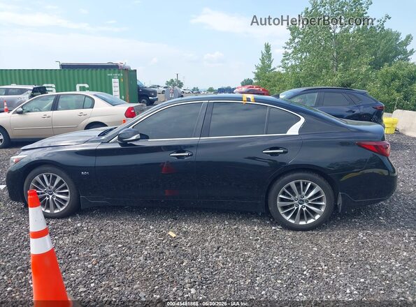JN1EV7AR4JM443620 2018 INFINITI Q50 Black 360 interior view