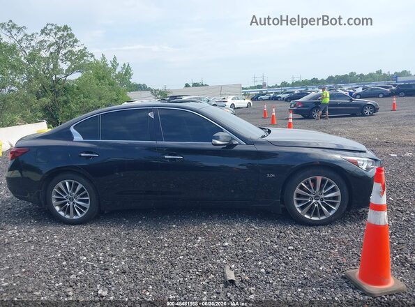 JN1EV7AR4JM443620 2018 INFINITI Q50 Black Rear interior view
