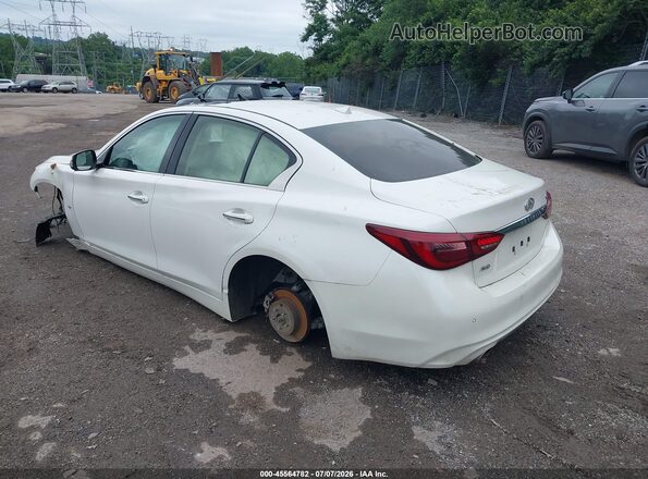 JN1EV7AR4JM445481 2018 INFINITI Q50 White Задня ліва чверть