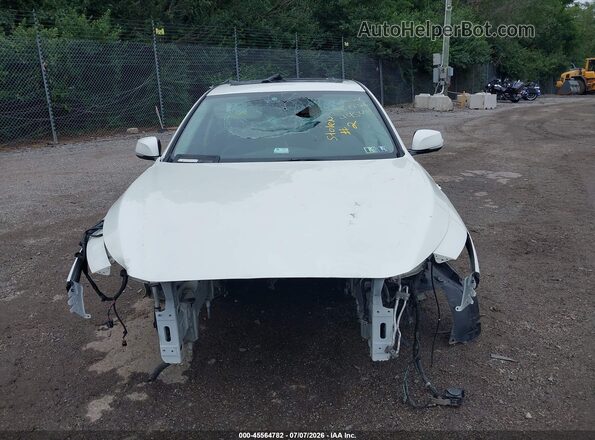JN1EV7AR4JM445481 2018 INFINITI Q50 White Вид щитка приладів