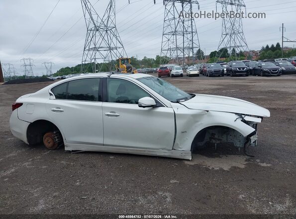 JN1EV7AR4JM445481 2018 INFINITI Q50 White Вид задньої частини салону