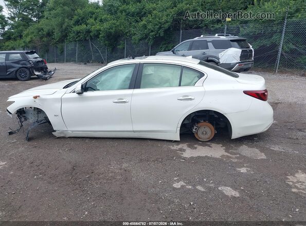 JN1EV7AR4JM445481 2018 INFINITI Q50 White Панорамний вид салону 360°