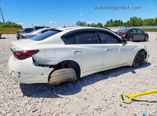JN1EV7AR4KM555268 2019 INFINITI Q50 White უკანა მარჯვენა