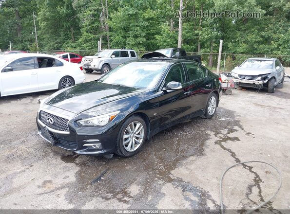 JN1EV7AR5GM341848 2016 INFINITI Q50 Черный Передняя левая четверть
