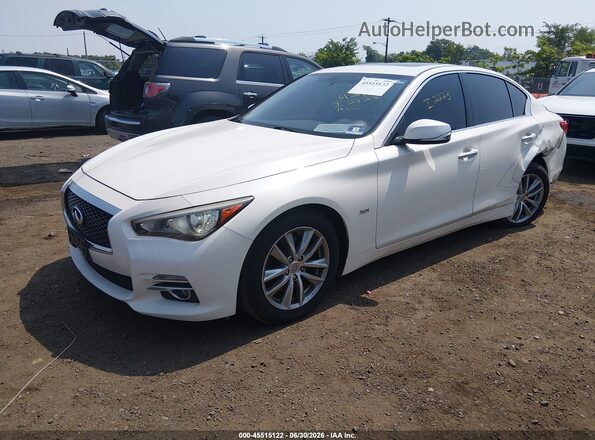 JN1EV7AR5HM830204 2017 INFINITI Q50 White Vista tres cuartos delantera izquierda