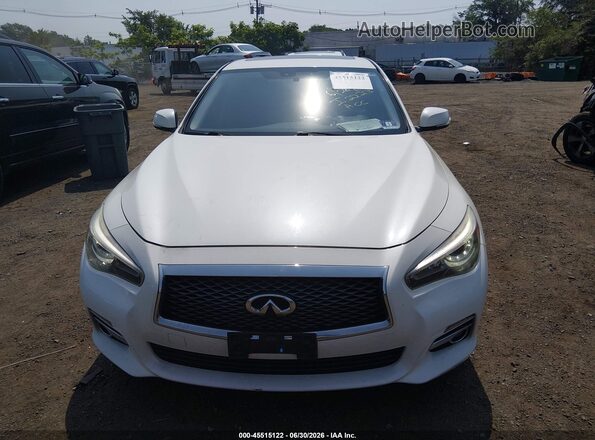 JN1EV7AR5HM830204 2017 INFINITI Q50 White Vista del cuadro de instrumentos