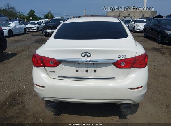 JN1EV7AR5HM830204 2017 INFINITI Q50 White 