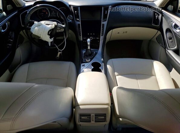 JN1EV7AR5HM832101 2017 INFINITI Q50 Silver Вид панелі приладів