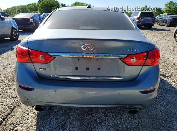 JN1EV7AR5HM832101 2017 INFINITI Q50 Silver Вид ззаду