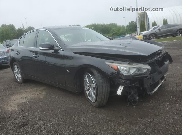 JN1EV7AR5HM832650 2017 INFINITI Q50 Black Առջևի աջ