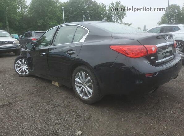 JN1EV7AR5HM832650 2017 INFINITI Q50 Black Հետևի ձախ
