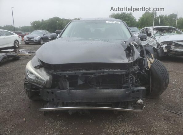 JN1EV7AR5HM832650 2017 INFINITI Q50 Black Դիմացի տեսք