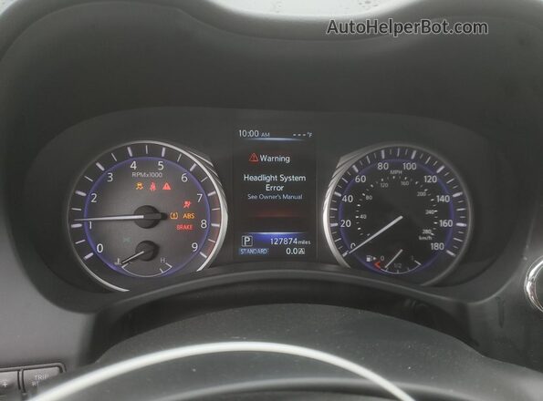 JN1EV7AR5HM832650 2017 INFINITI Q50 Black Սարքավորումների վահանակի տեսք