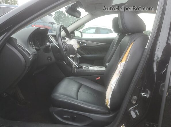 JN1EV7AR5HM832650 2017 INFINITI Q50 Black Սալոնի դիմացի տեսք