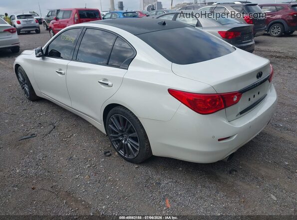 JN1EV7AR5HM836469 2017 INFINITI Q50 White Հետևի ձախ