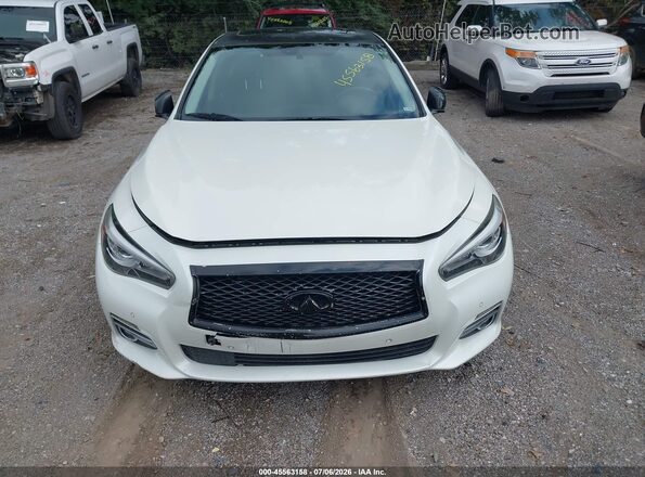 JN1EV7AR5HM836469 2017 INFINITI Q50 White Դիմացի տեսք