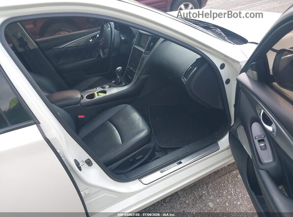JN1EV7AR5HM836469 2017 INFINITI Q50 White Սալոնի դիմացի տեսք