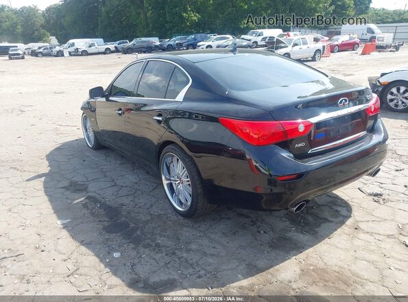 JN1EV7AR5HM837895 2017 INFINITI Q50 Black Rear left