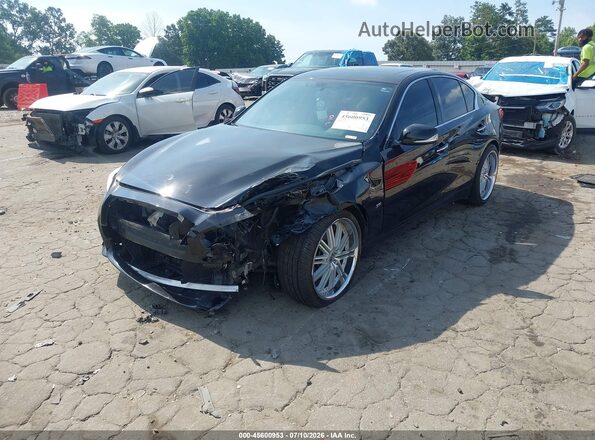 JN1EV7AR5HM837895 2017 INFINITI Q50 Black Front left