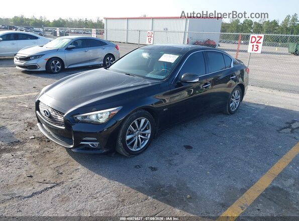 JN1EV7AR5HM840294 2017 INFINITI Q50 Black Передня ліва чверть