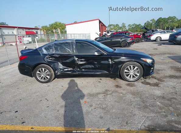 JN1EV7AR5HM840294 2017 INFINITI Q50 Black Вид задньої частини салону