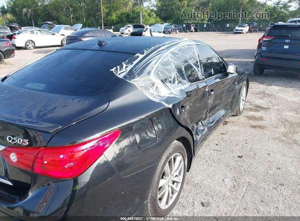 JN1EV7AR5HM840294 2017 INFINITI Q50 Black Вид спереду