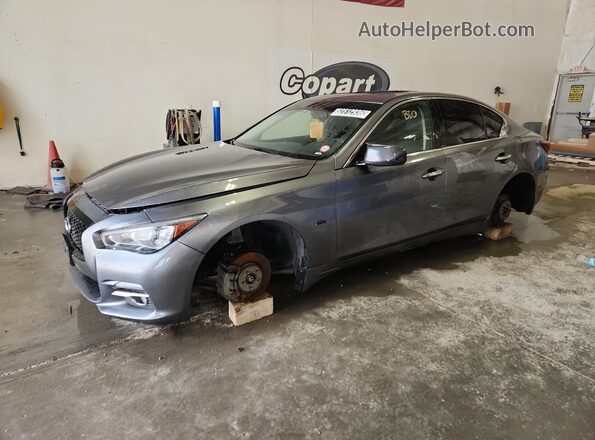 JN1EV7AR5HM841350 2017 INFINITI Q50 Gray Vista interior de 360 grados