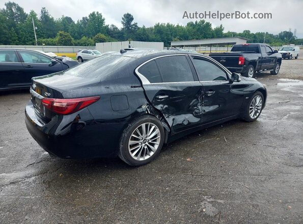 JN1EV7AR5JM441651 2018 INFINITI Q50 Black Tył prawy