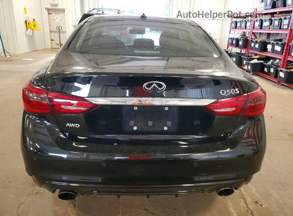 JN1EV7AR5JM610129 2018 INFINITI Q50 Black Vista trasera