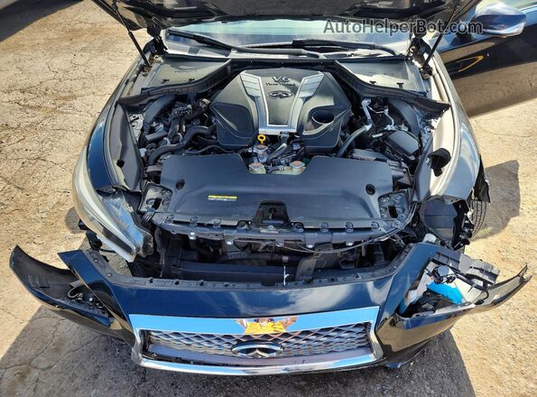 JN1EV7AR5JM611023 2018 INFINITI Q50 Black Вид задньої частини салону