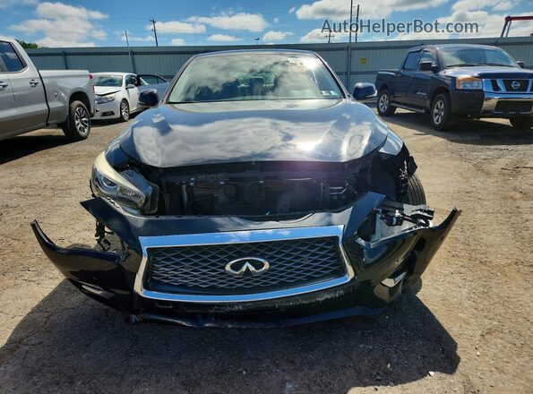 JN1EV7AR5JM611023 2018 INFINITI Q50 Black Вид спереду
