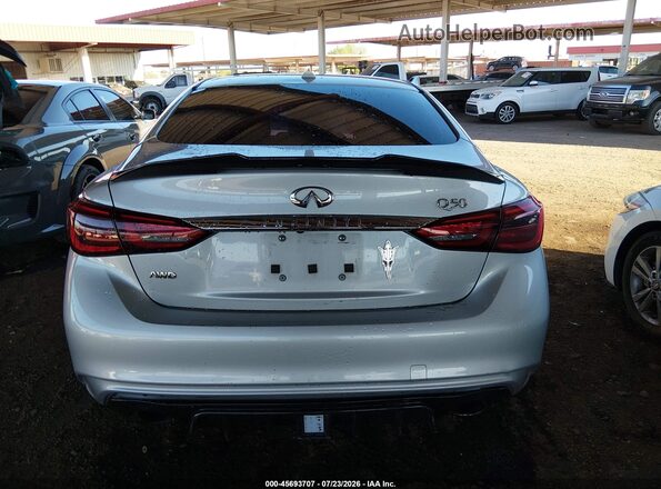 JN1EV7AR5KM557952 2019 INFINITI Q50 Серебряный 