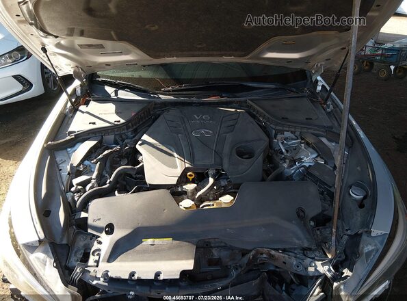 JN1EV7AR5KM557952 2019 INFINITI Q50 Серебряный Вид сзади