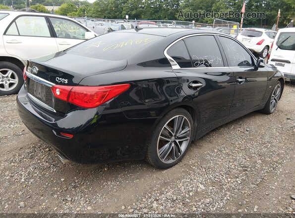 JN1EV7AR6HM833886 2017 INFINITI Q50 Black Tył prawy