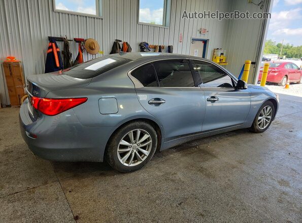 JN1EV7AR6HM834200 2017 INFINITI Q50 Blue Задня права чверть