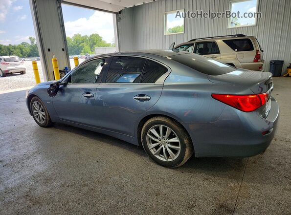 JN1EV7AR6HM834200 2017 INFINITI Q50 Blue Задня ліва чверть