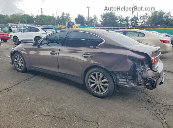 JN1EV7AR6HM840580 2017 INFINITI Q50 Brown Tył lewy