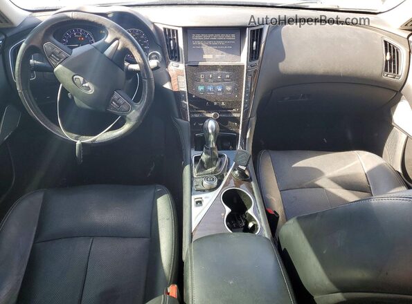 JN1EV7AR6HM840580 2017 INFINITI Q50 Brown Widok deski rozdzielczej