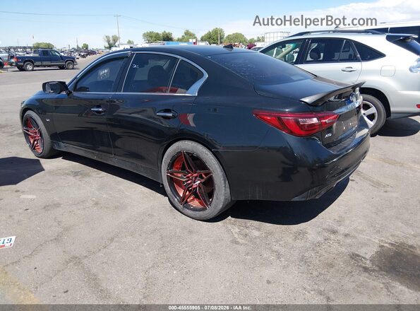 JN1EV7AR6JM433932 2018 INFINITI Q50 Черный Задняя левая четверть