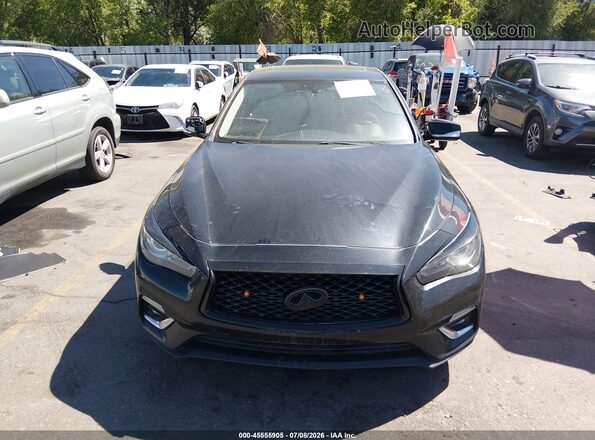 JN1EV7AR6JM433932 2018 INFINITI Q50 Черный Вид панели приборов