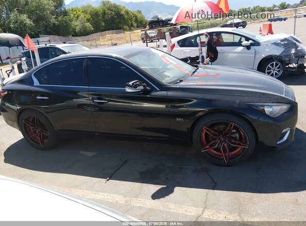 JN1EV7AR6JM433932 2018 INFINITI Q50 Черный Вид щитка приборов