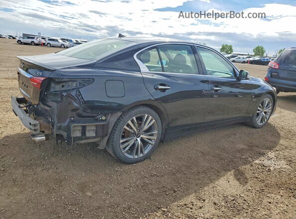 JN1EV7AR6JM611709 2018 INFINITI Q50 Black უკანა მარჯვენა