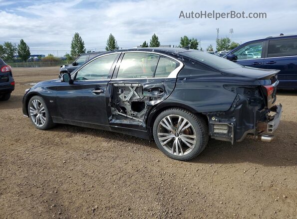 JN1EV7AR6JM611709 2018 INFINITI Q50 Black უკანა მარცხენა