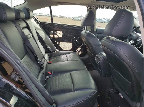 JN1EV7AR6JM611709 2018 INFINITI Q50 Black უკანა სავარძლების ხედი