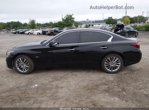 JN1EV7AR6KM551819 2019 INFINITI Q50 Black Սալոնի 360 աստիճան տեսք