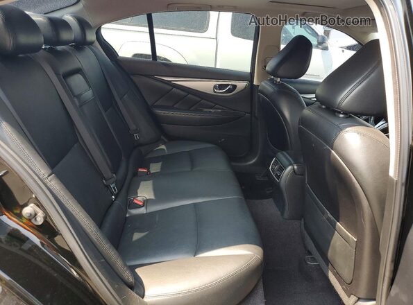 JN1EV7AR6KM593116 2019 INFINITI Q50 Black Вид задніх сидінь